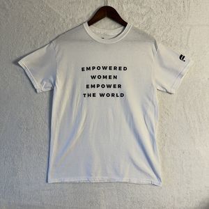 Empowered Women Empower The World Fabletics Feminist T Tee Shirt Med Medium